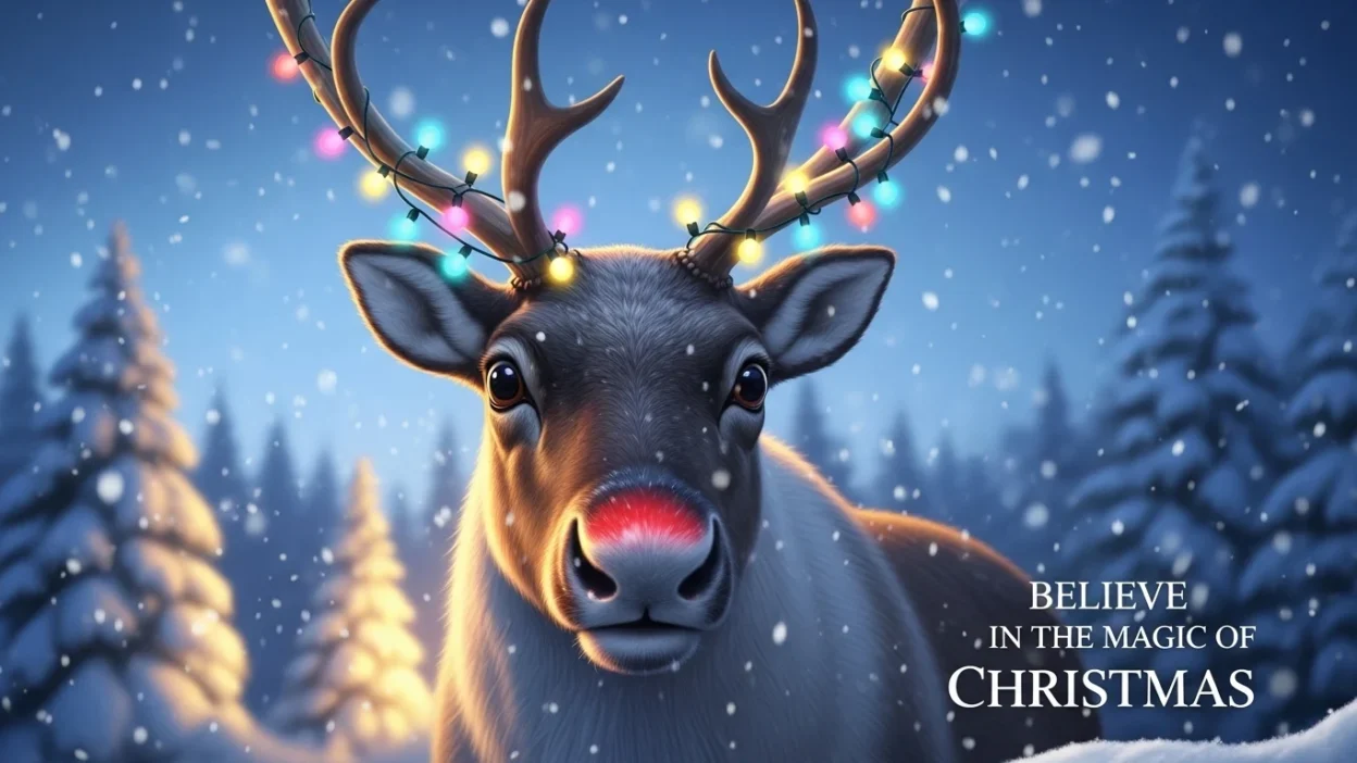 Christmas Reindeer Captions Instagram