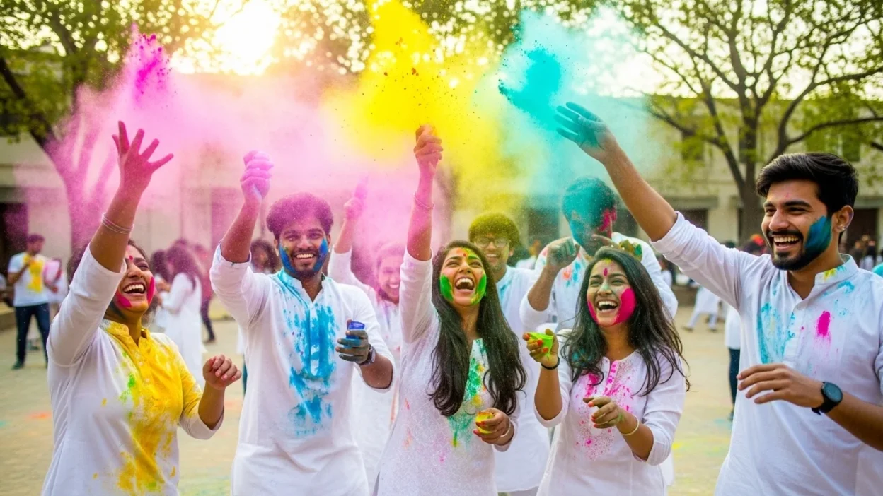Holi Captions for Instagram