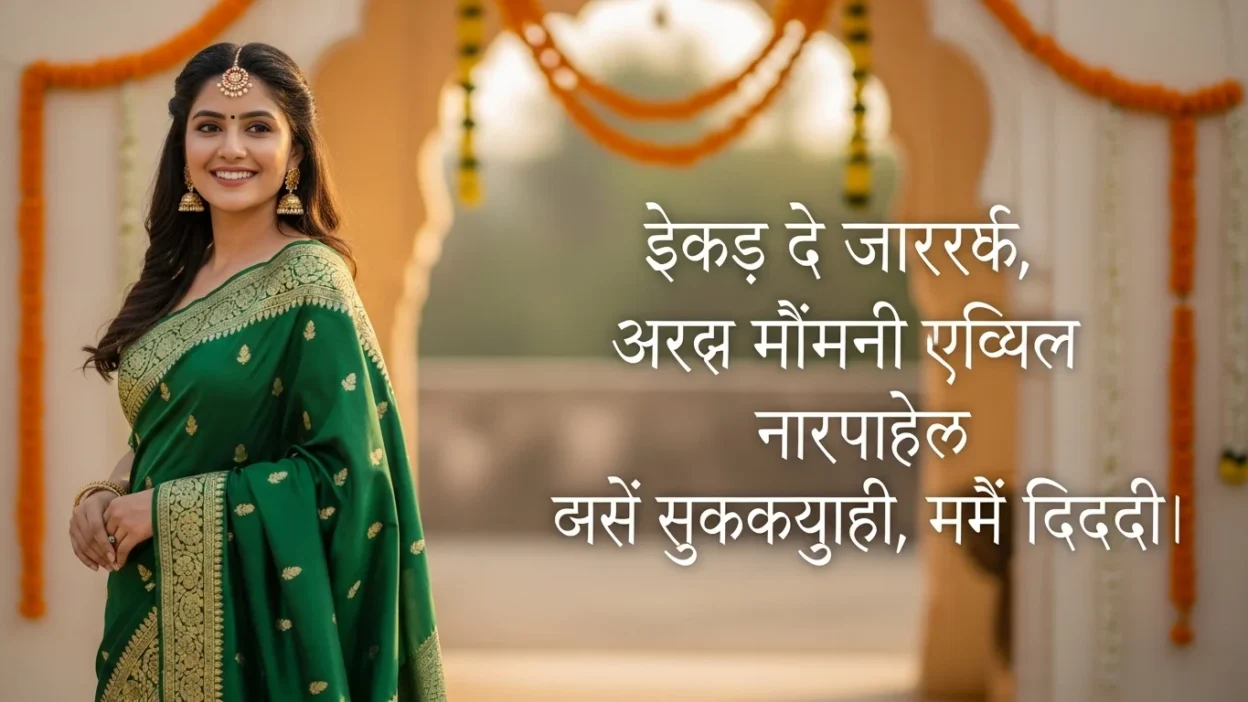 Saree Hindi Captions for Instagram