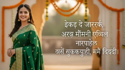 Saree Hindi Captions for Instagram