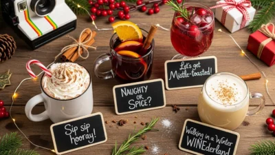Christmas Drinks Captions for Instagram