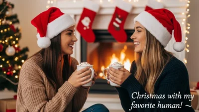 Christmas Sister Captions for Instagram