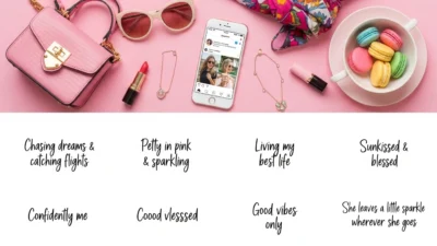 Girly Captions Instagram
