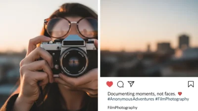 Hide Face Captions for Instagram