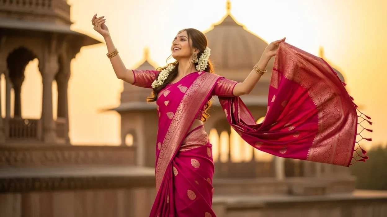 Saree Song Captions for Instagram